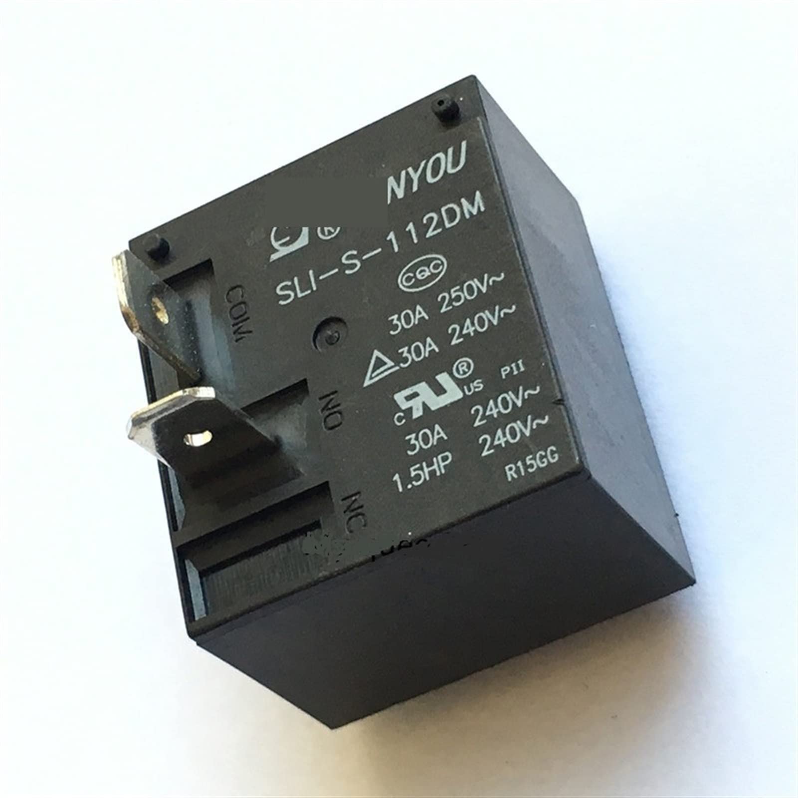 GJZIFGFWQ 5PCS Relays SLI-S-112DM SLI-S-124DM 30A/250VAC 4PIN 12V 24V(SLI-S-124DM 24V)