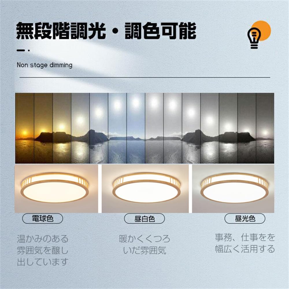 Amazon.co.jp : KOVOL シーリングライト 8畳 10畳 12畳 LED シーリング