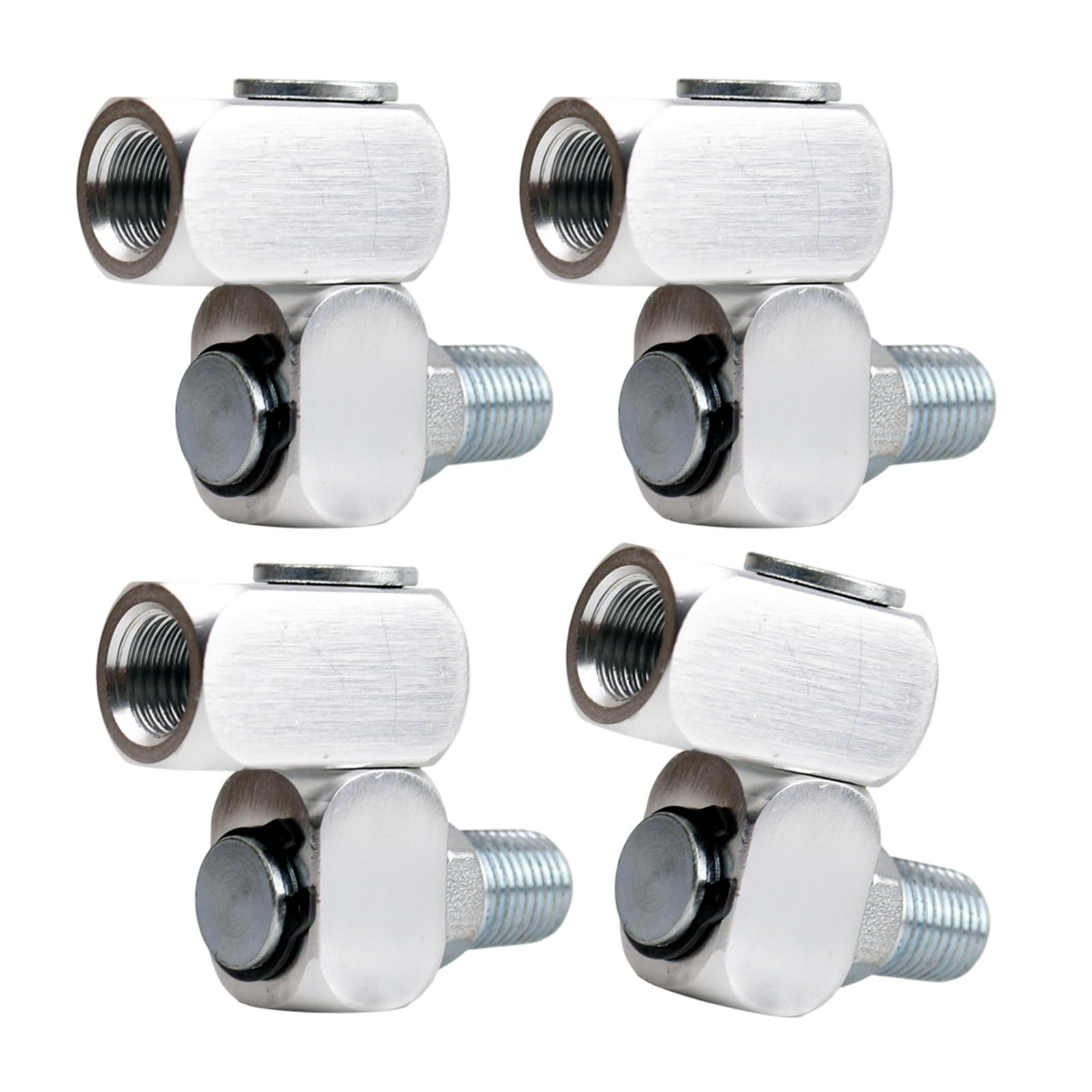Fromceo A 4Lots 360 Degree Rotation Pneumatic Fitting Luminum Ir Rotary Joint For Quick Ssembly Nd Dismantling Pneumatic Rotary Dapter