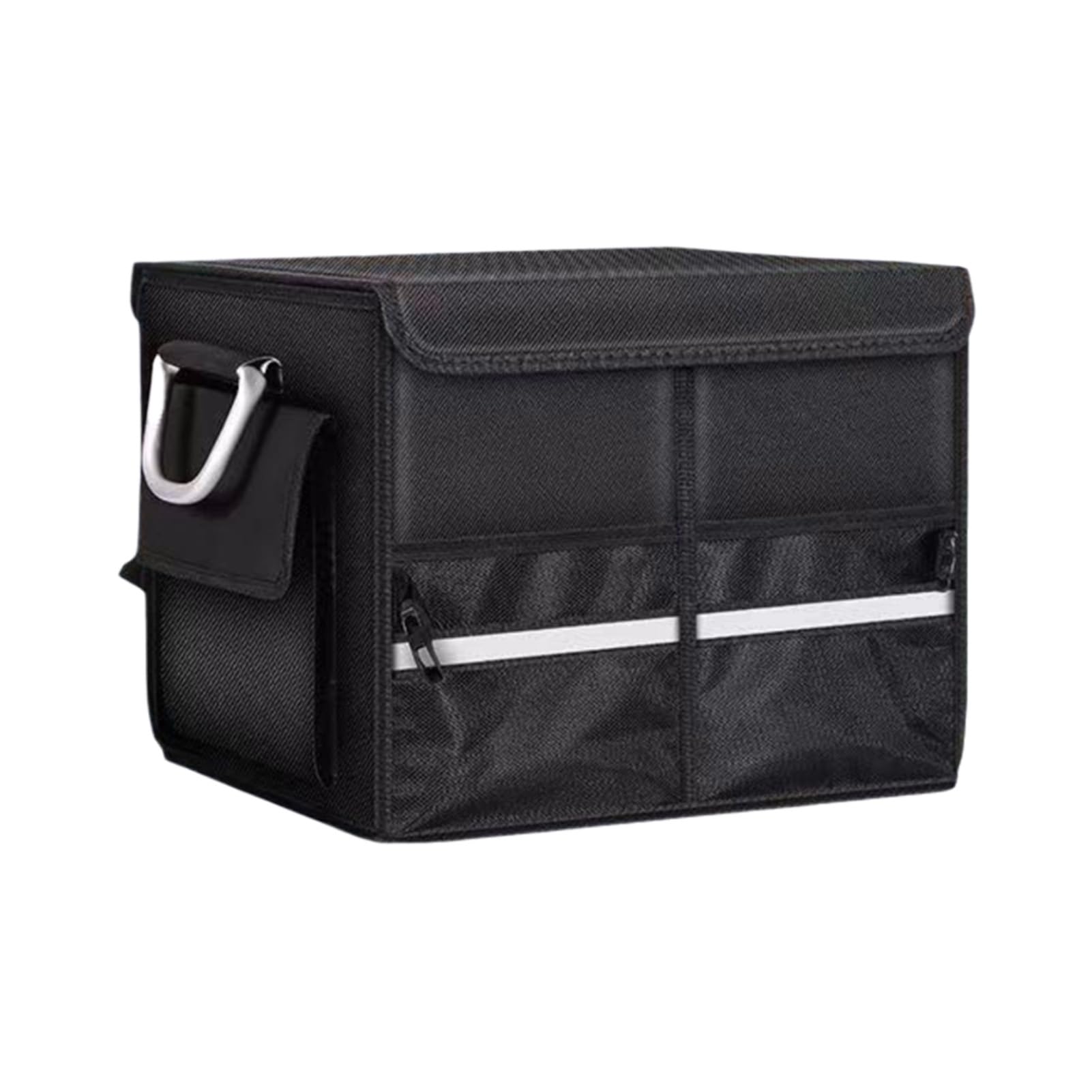 AMSLSIU Selected Materials Car Organizer Convenient And Efficient Storage Solution OxfordCloth Car Trunk Organizer Trunk Box, Trumpet