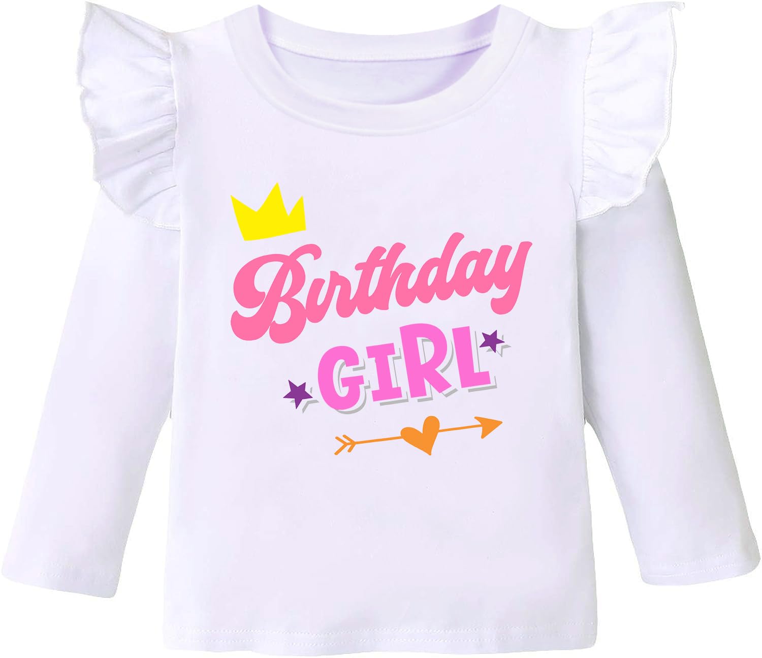 DHASIUE Geburtstag Mädchen Shirt Kleinkind Baby Mädchen Einhorn T-Shirt Geburtstag Tee Outfit Fliege Langarm Top Kleidung