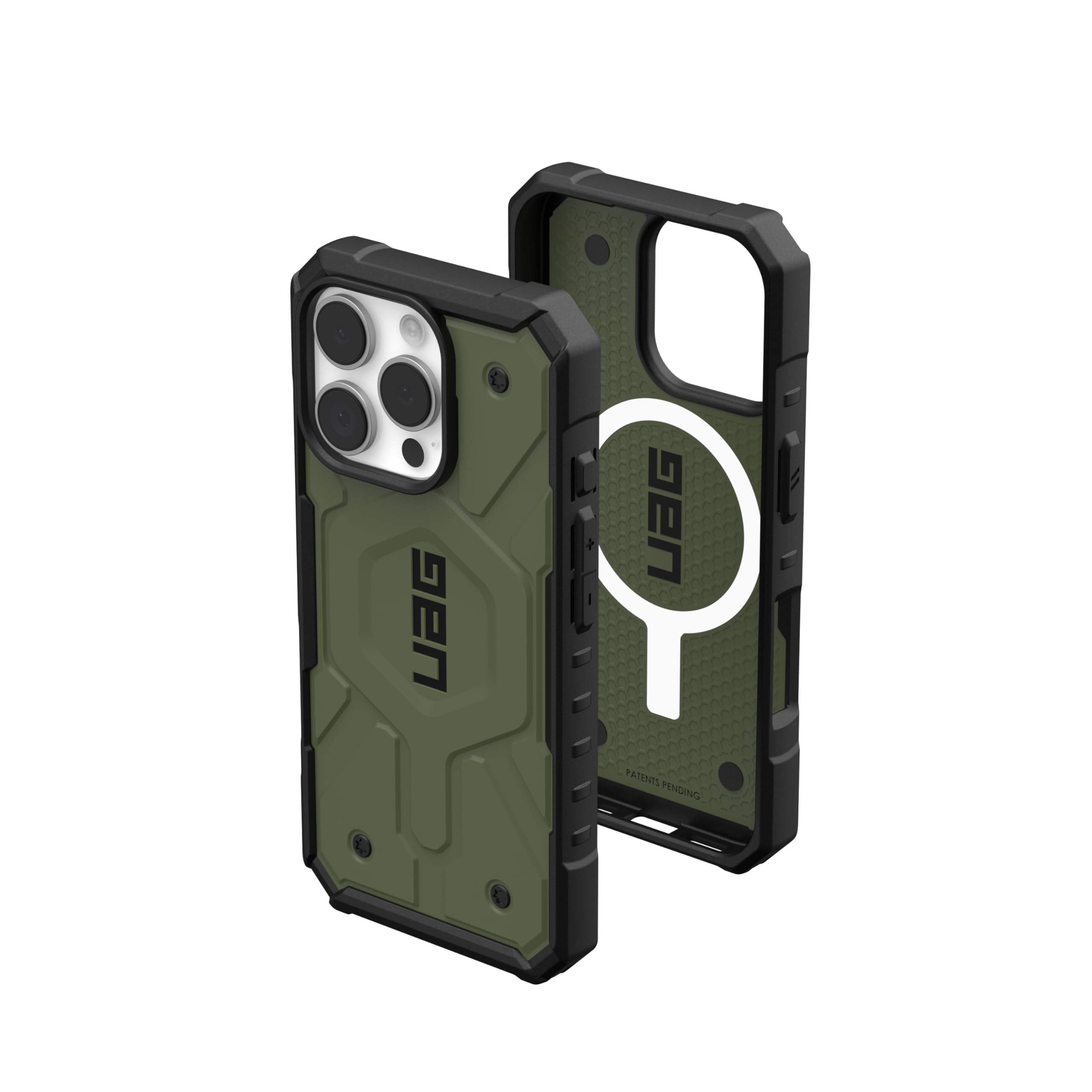 URBAN ARMOR GEARUAG Designed for iPhone 16 Pro Case 6.3" Pathfinder - Compatible with MagSafe Charging Rugged Shockproof Anti-Slip Military Grade Protective Cover, Olive Drab