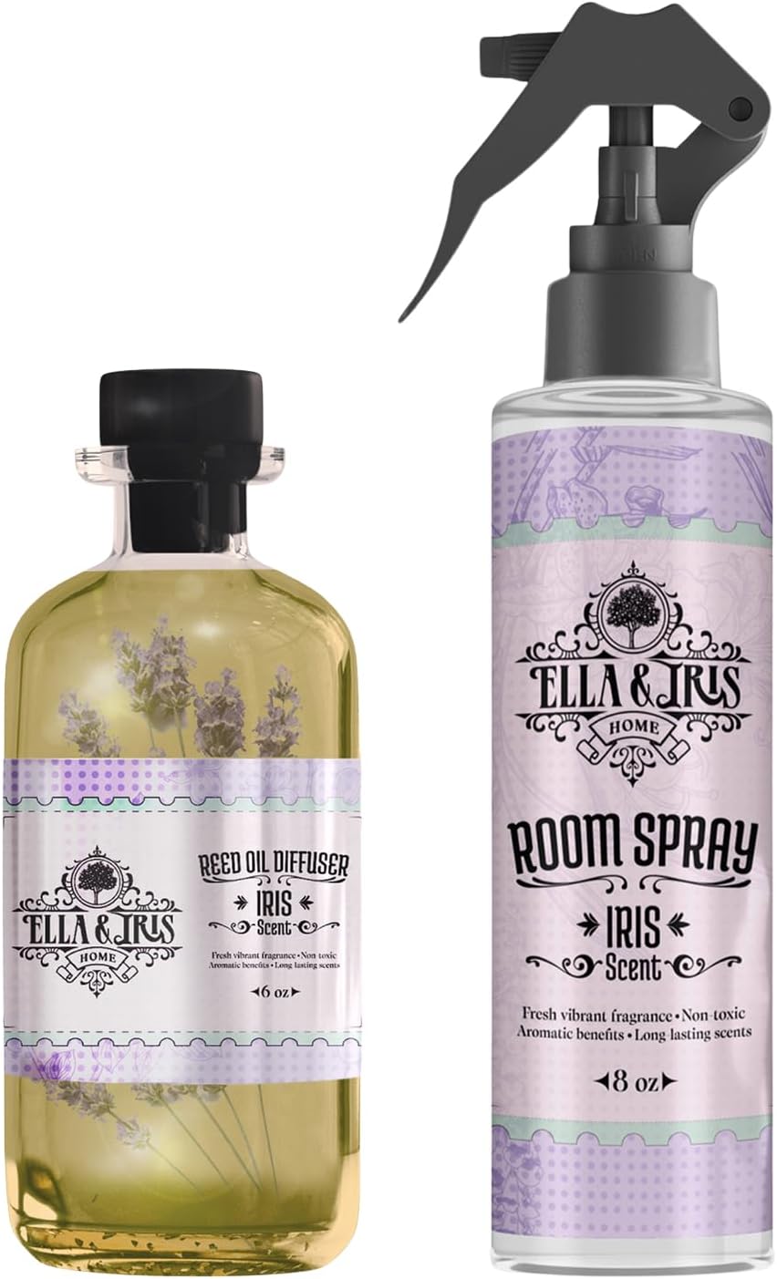 Ella & Iris Home Reed Diffuser & Room Spray Bundle