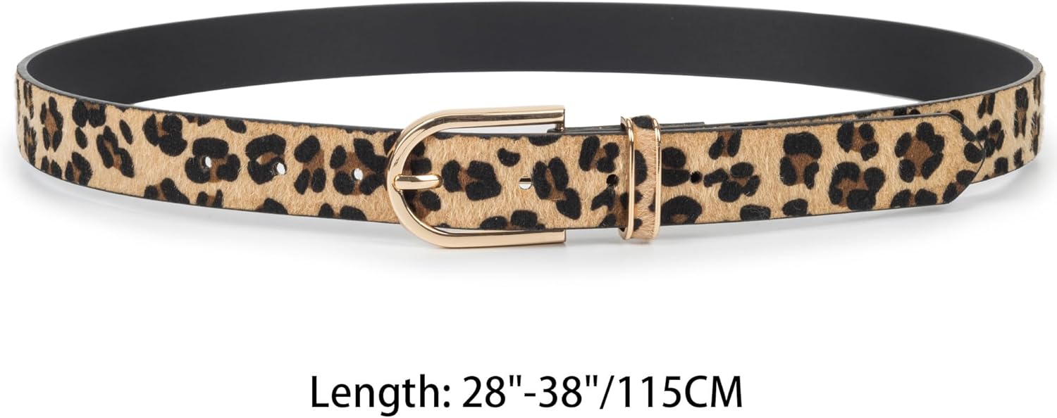 Voenkca Leopard-Belts for Women Belts for Jeans-Cheetah-Print - Belt - Image 3