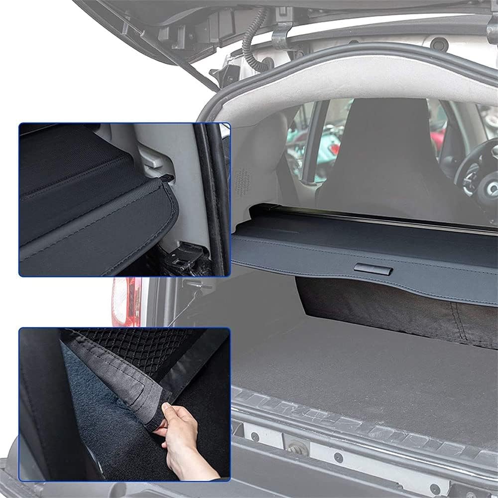 Smart 453 Fortwo Kofferraumabdeckung 2015-2019 Trennwand Heckklappe Sicherheitsschild