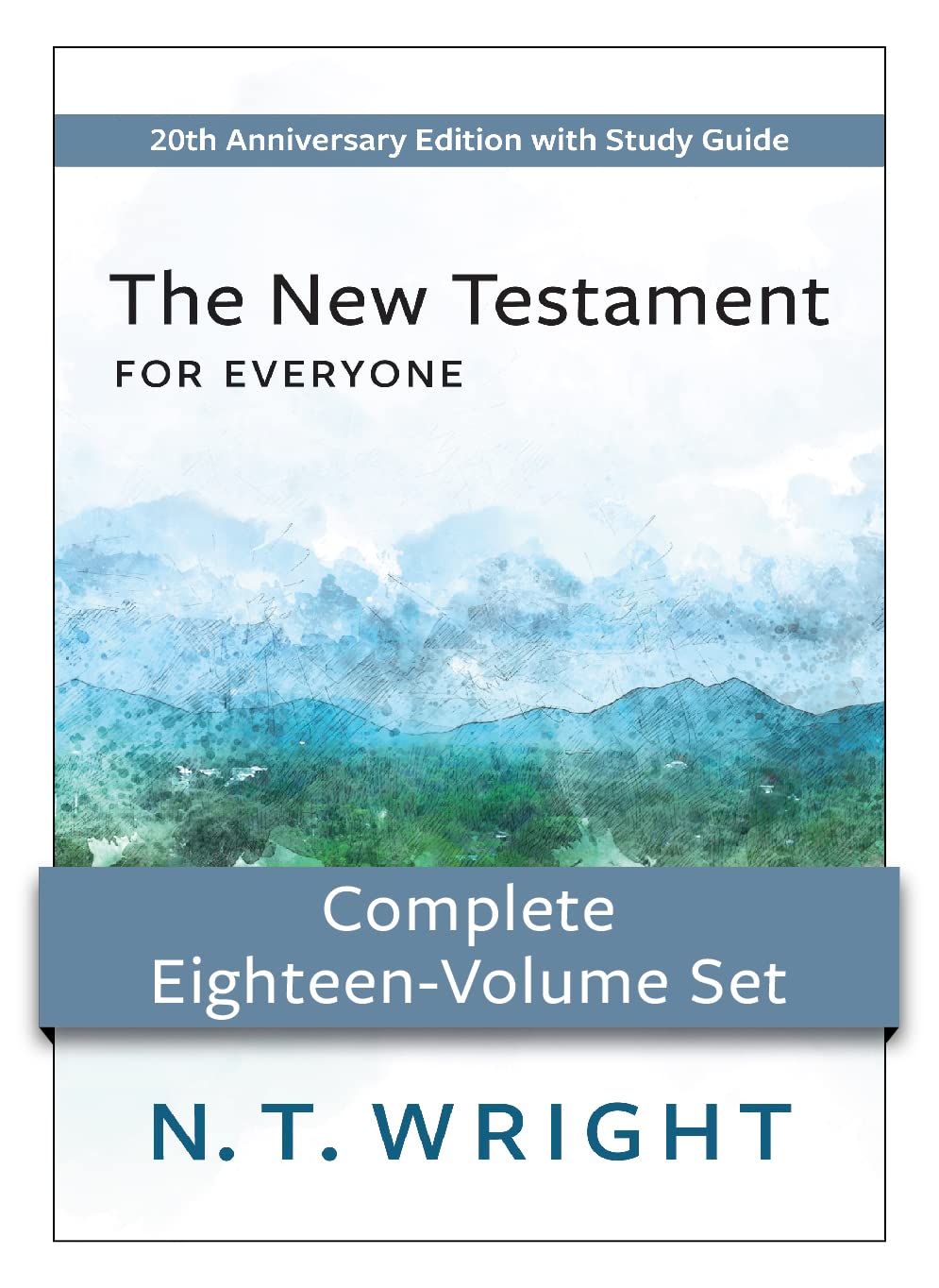 New Testament for Everyone Complete Eighteen-Volume Set: 20th Anniversary Edition with Study Guide (The New Testament for Everyone)