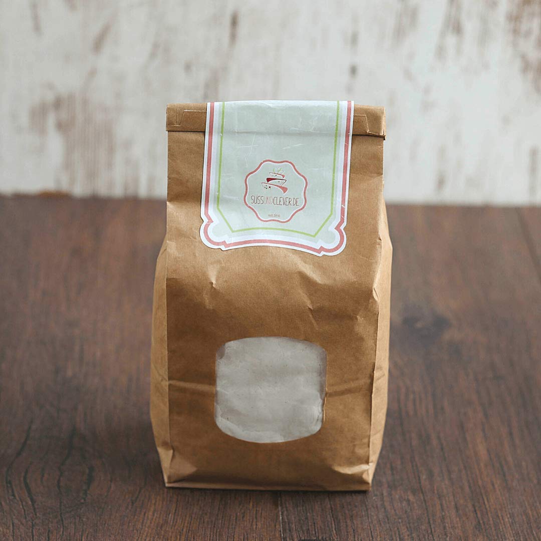 süssundclever.de® Bio Sorghum Mehl | Sorghum Hirse | 5,0 kg (5 x 1,0 kg) | aus Italien | plastikfrei und ökologisch-nachhaltig abgepackt