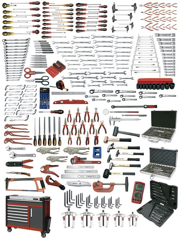Ega Master 68977 - Set for Mechanics 417 Pcs.