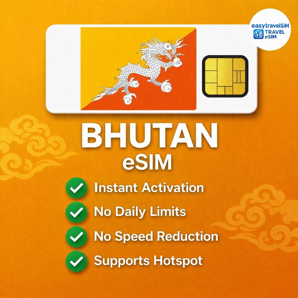 eSIM Bhoutan 20Go hotspot autorisé données internet par e-mail - 8