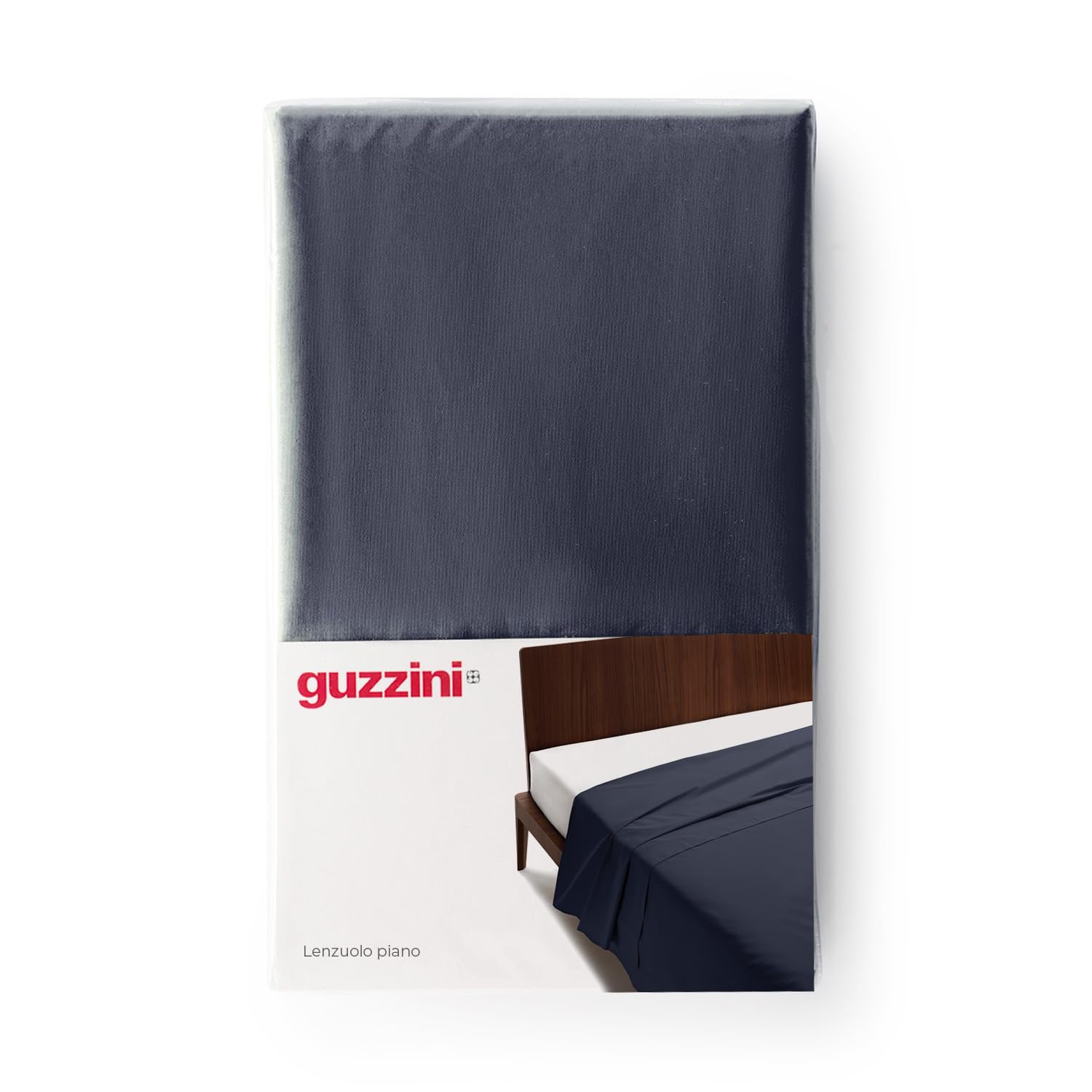 GUZZINI Classic - Drap Plat 2 Personnes 240x280 en 100% Coton Percalle Certifié OekoTex Frais et Respirant, Draps Housses Dessus de Lits pour Linge de Lit, Drap Housse Douce et Durable pour Lit Double