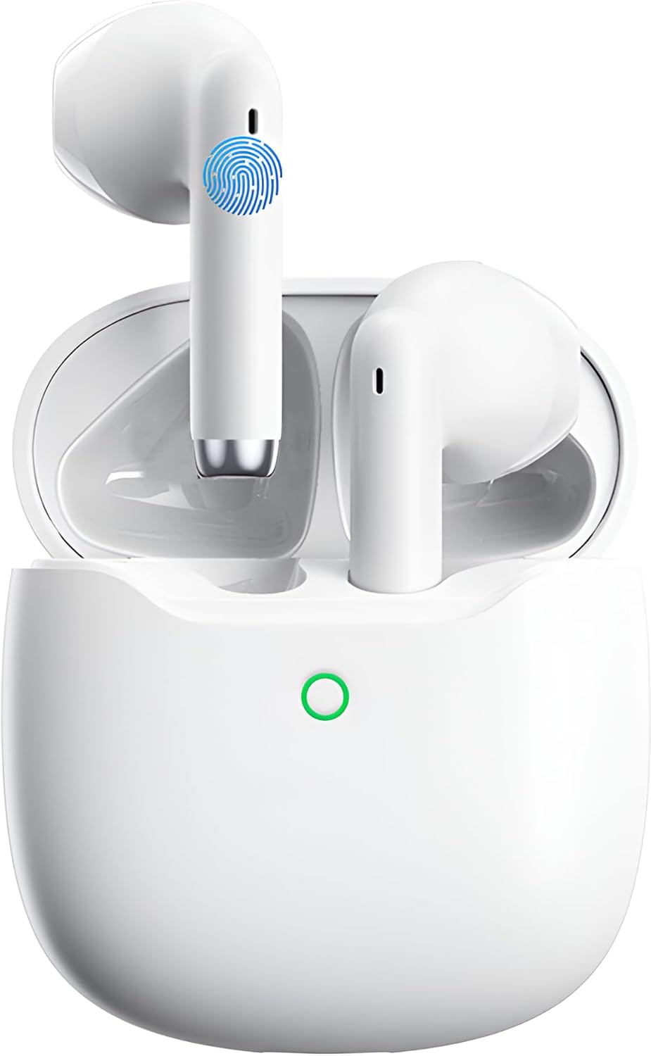 Wireless Earbuds, Bluetooth 5.3 in Ear Headphones, Pods with ENC Noise Cancelling Mic Deep Bass IPX8, 40H Playtime Bluetooth Earpodz,Touch Control Wireless Headphones for iPhona/Android/Smartphones