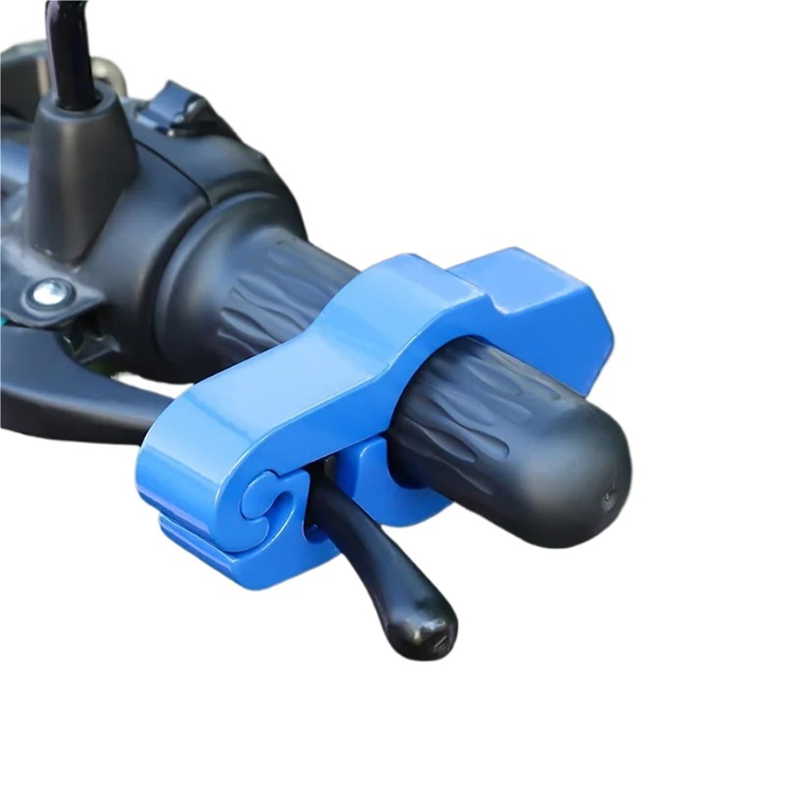 bezpieczna blokada motocyklowa Blokada kierownicy motocykla Uchwyt hamulca kierownicy Solidny zamek imitujący blokadę kradzieży Blokada Motocykl(Blue)