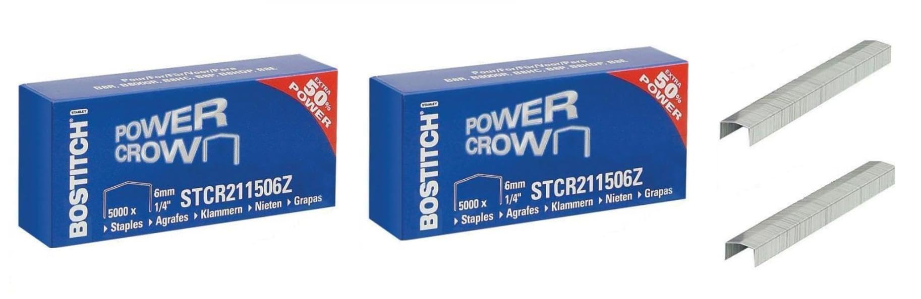 Graffette Bostitch STCR211506Z - 6 Mm, Per Cucitrici B8, 2 Confezioni Da 5000 - Foto 9