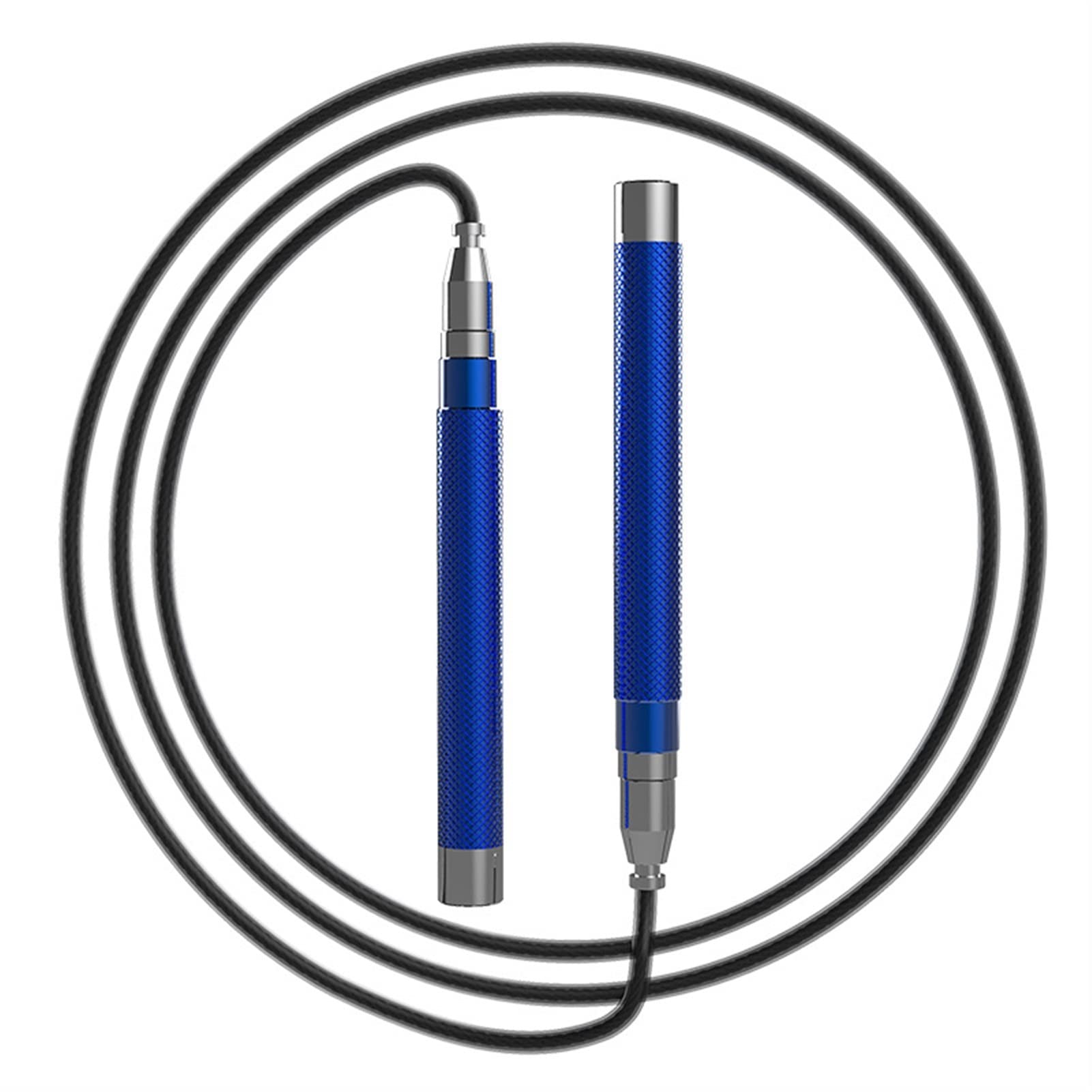 Corda di salto professionale a doppia velocità di velocità a doppia velocità autoctonificante facile da usare for saltare la corda palestra attrezzatura sportiva Corde per Saltare ( Color : Blue )