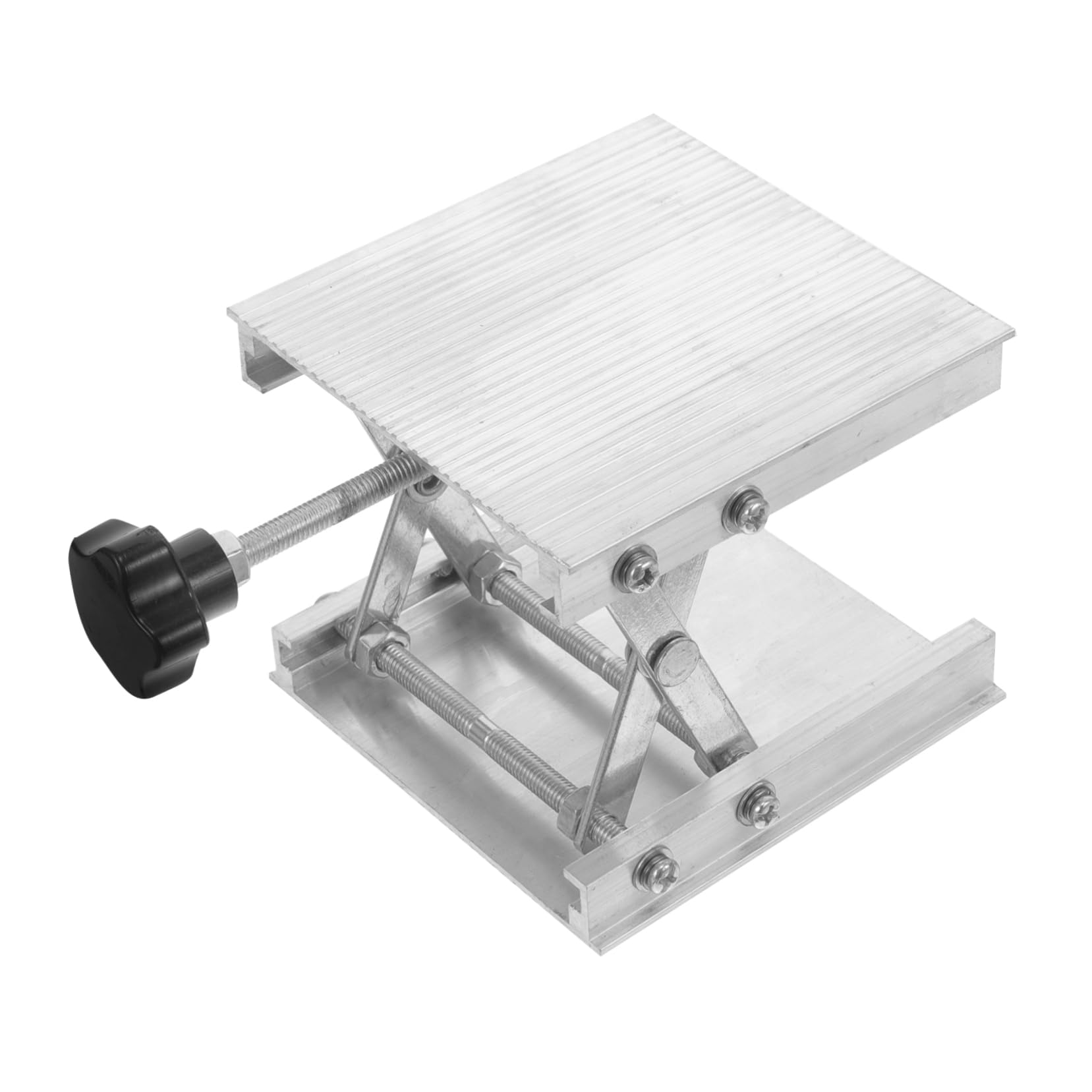 Sollevatore a forbice regolabile a parete e a pavimento per laboratori scientifici - Soluzione versatile per sollevamento strumenti per attrezzature da laboratorio