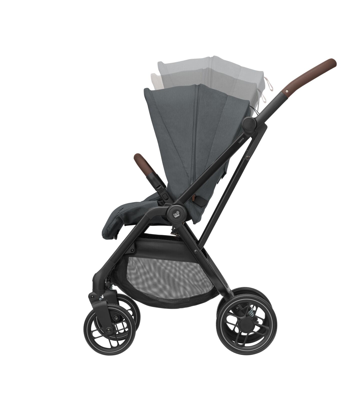 Maxi-Cosi Leona² Kinderwagen 0–22 kg umdrehbare Sitz einhändig zusammenklappbar Twillic Graphite