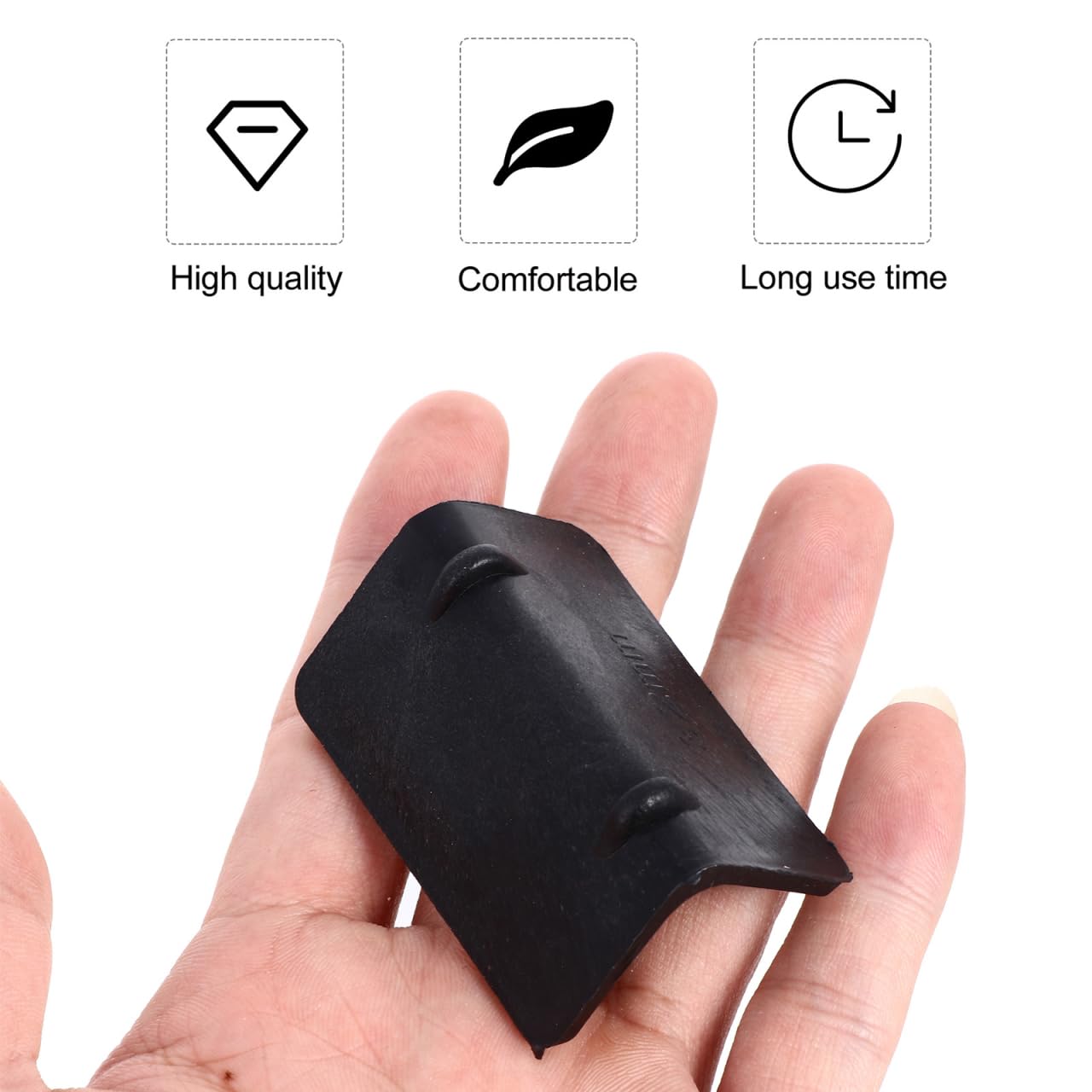 ibasenice Lot de 100 protections d'angle pour expédition à plat - Protection d'angle en plastique - Noir