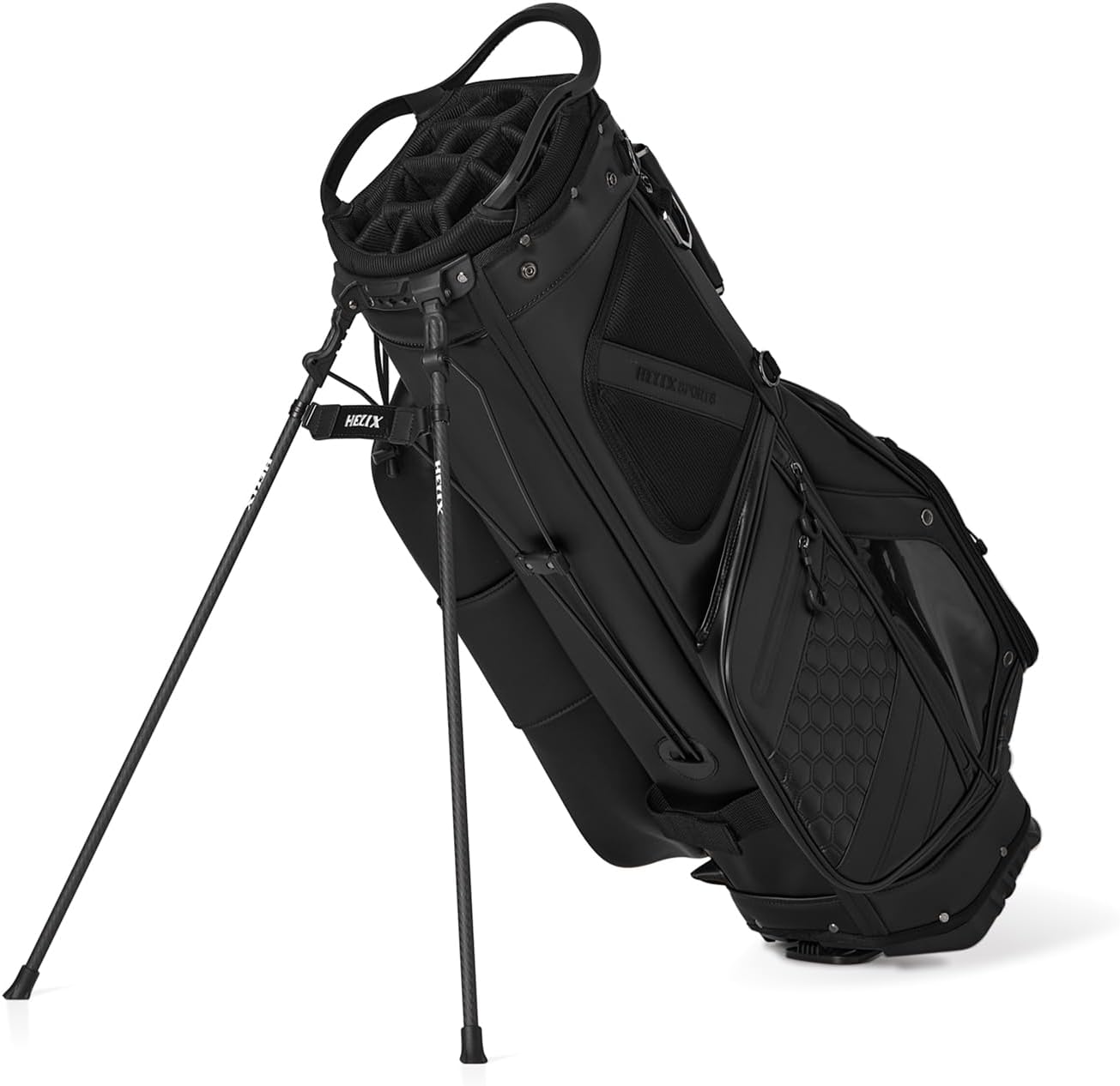 HELIX 14 Way Full Length Dividers PU Leather Golf Stand Bag
