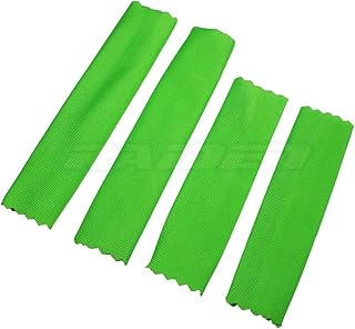 Damper Shock Sleeves Dirt Dust Resist Guard Cover for Traxxas 1/10 Slash Rustler 4wd Stampede Hoss 4x4 4wd Version 4pcs - Fluorescent Green