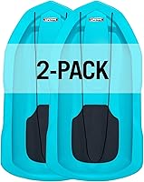 Lifetime Premium Snow Sled: Durable 4ft Toboggan for Adults & Kids - Fast, UV-Protected, Comfortable Ride with 5-Year Warranty