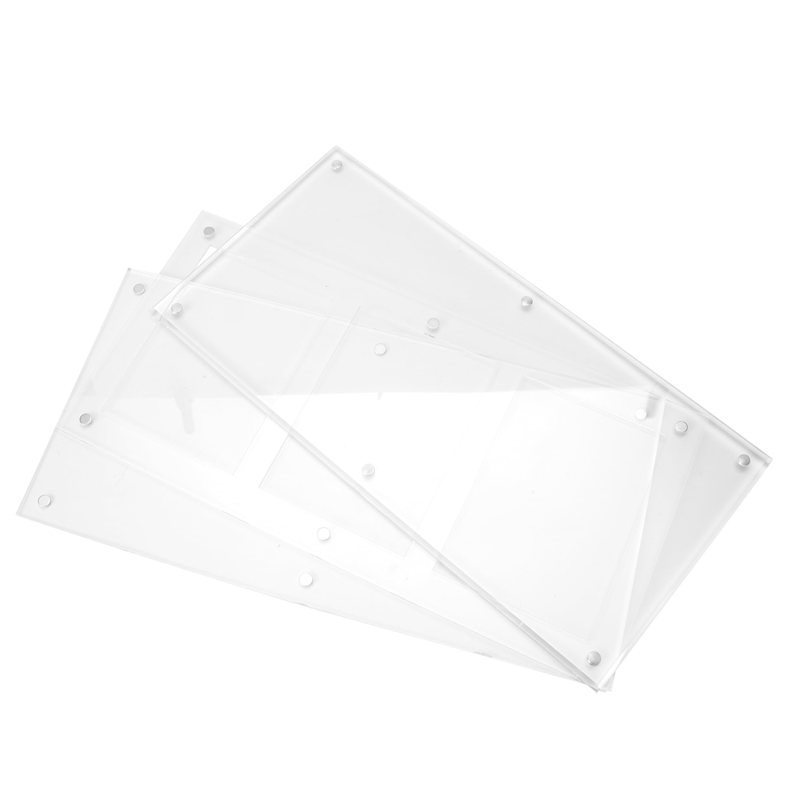 TCG Karten Transparent Rahmen Magnetisch Display Halter 35PT Acryl Hüllen Durchsichtig Schutzhüllen Für PTCG YGO Magic (3 Kartensteckplatz)