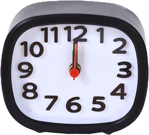 Miniatura 7 de Reloj despertador analógico para dormitorios, reloj despertador digital para niños, reloj despertador silencioso de pared, reloj de pared, reloj