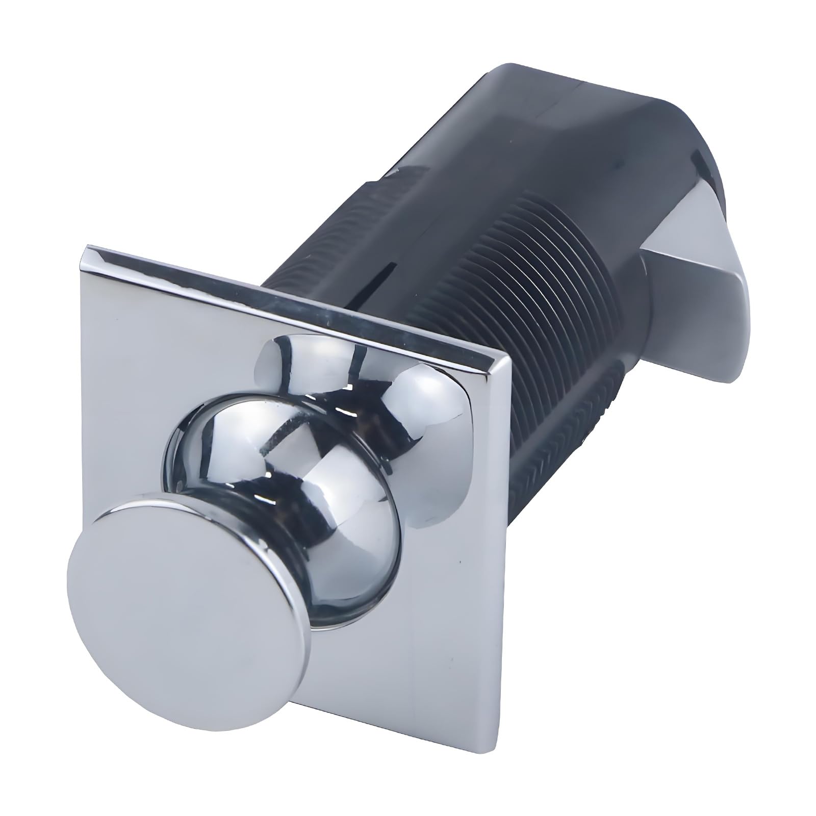 Strength Flush Mount Cabinet Cupboard Drawer Push Button Latches Knob Hardware for Drawers Closets Boats Square Embedded Push to Open