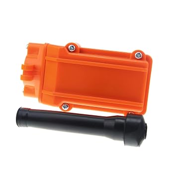 2 Ways Hoist Crane Push Button Switch Rainproof COB-61, 250V, 5 Amp, 500V, 2 Amp, Orange Up Down Switch with Rubber Cable Barrel