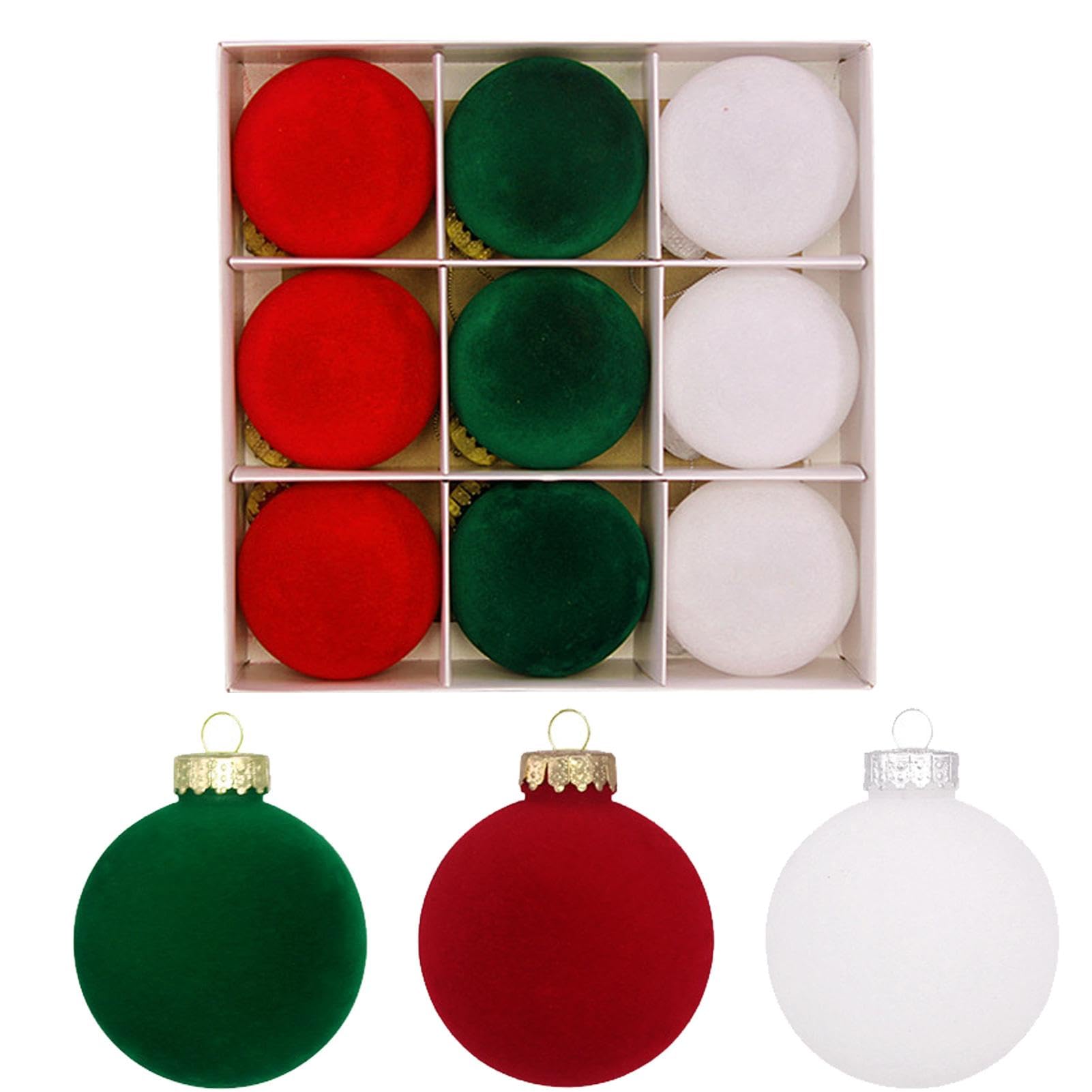 Boules de Noël pour arbre de salon et décors extérieurs chics
