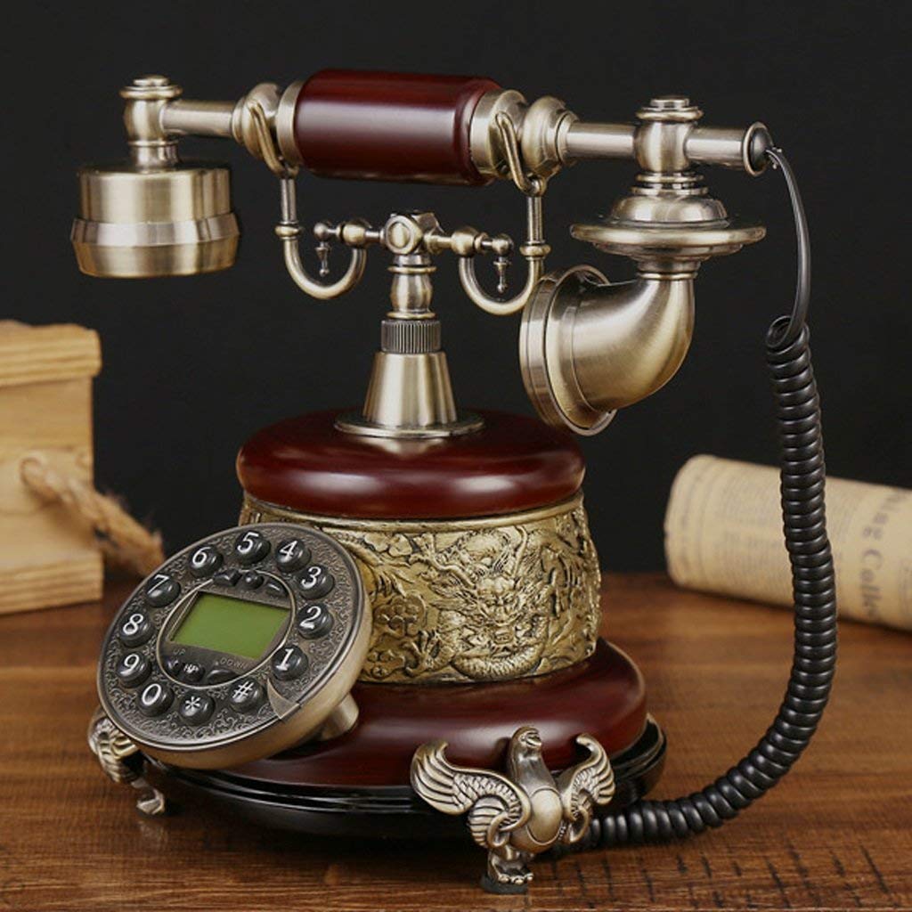 Telefono Antico Europeo Pastorale retrò Telefono Fisso per Famiglie
