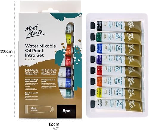 Miniatura 3 de Pinturas de acuarela Mont Marte 12 unidades de 12 ml
