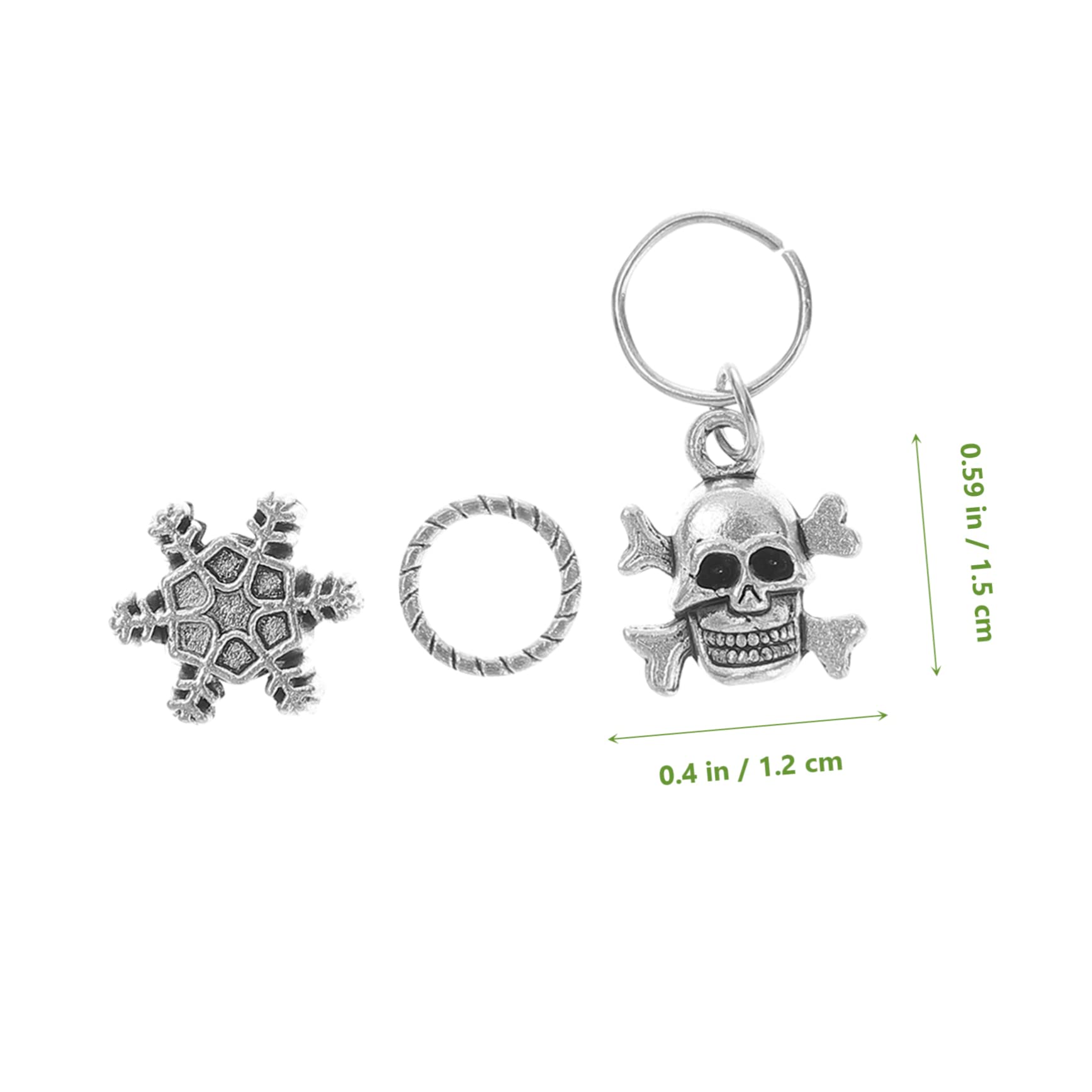Beavorty 280stücke Dreadlock Haarschmuck Metall Haarringe Für Zöpfe Haaraccessoires Für Hochzeiten Und Partys Langlebige Flexibles Design Für Einzigartige Frisuren