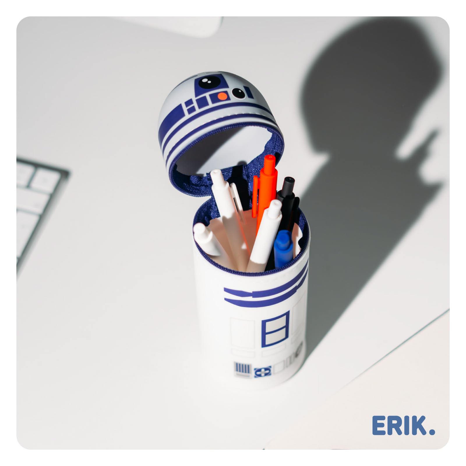 Grupo Erik School Pencil Case - R2-D2 Star Wars Gifts | Expandable Pencil Cases, Back to School Supplies, Office Stationery Supplies | Star Wars Stationery Gifts - Image 4