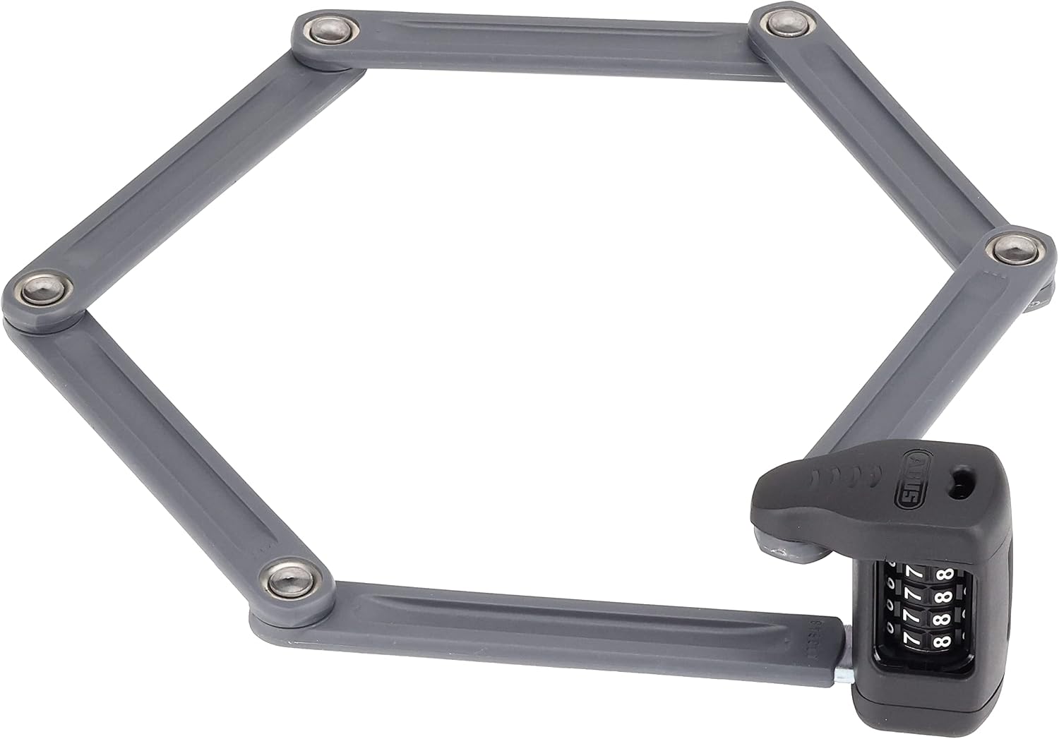 ABUS BORDO LITE 6055C SH Mount Bicycle Key Lock, 33.5 inches (85 cm), Black Dial Type