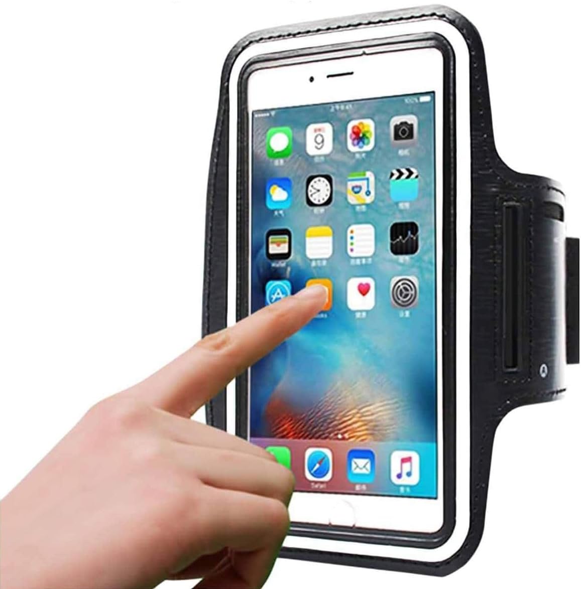 Sports Running Armband Compatible with Google Pixel 8 Pro/7/Pro - Gym Workout Case Cover Band Arm Strap