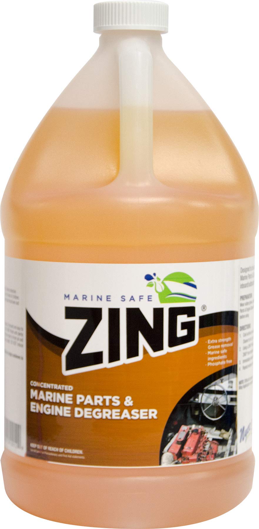 Buy ZING Concentrated Marine Parts & Boat Engine Degreaser Gallon