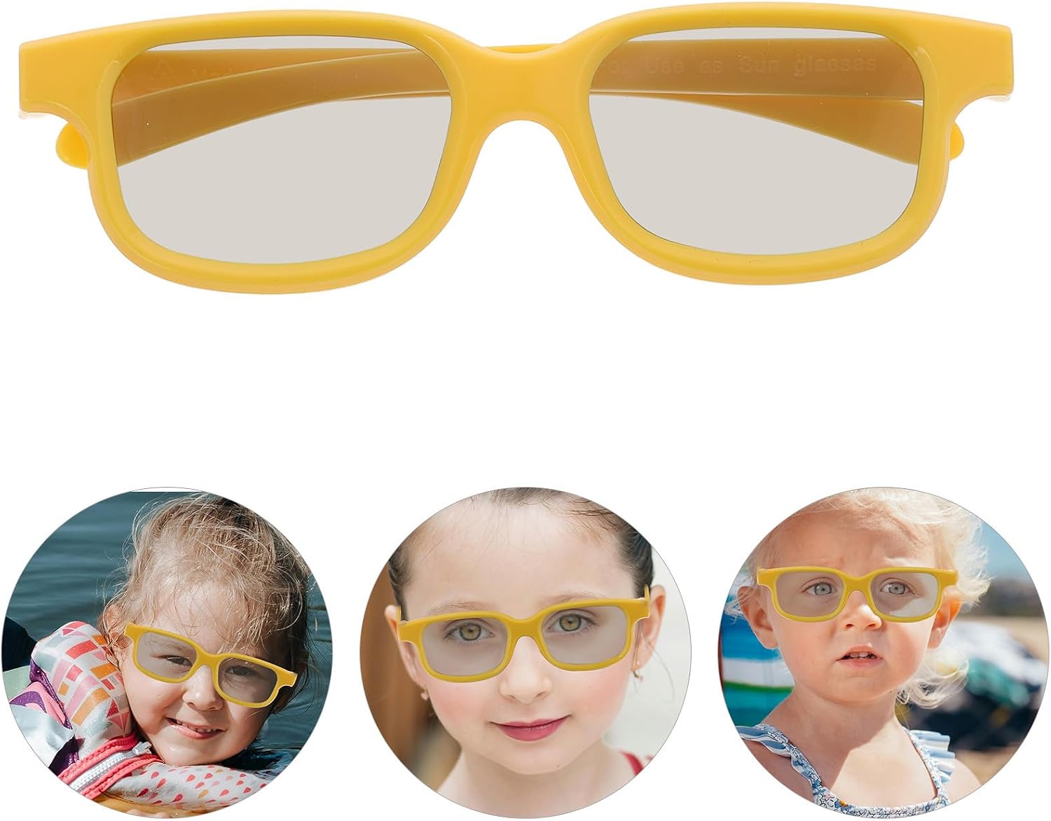 6pcs Lightweight Orange Plastic 3D Glasses, Immersive 3D Eyewear for Cinemas and Entertainment Venues, for Movie Viewing and Gaming