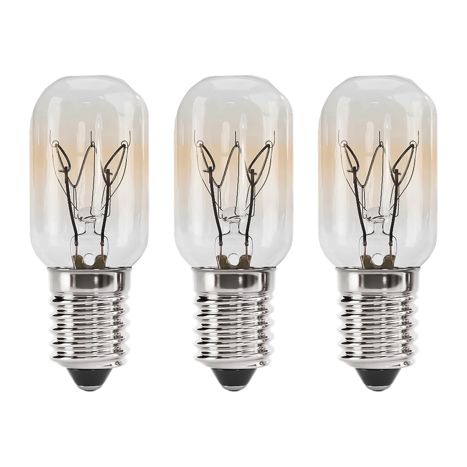 3 Pcs 15W E14 Screw Salt Lamp Bulbs 220V, Scentsy Warmer Bulb, 2700K Warm White, Small Edison Screw SES Pygmy Light Bulbs Compatible with Scentsy Plug-In Warmers, Mini Salt Lamps, Aroma Burners