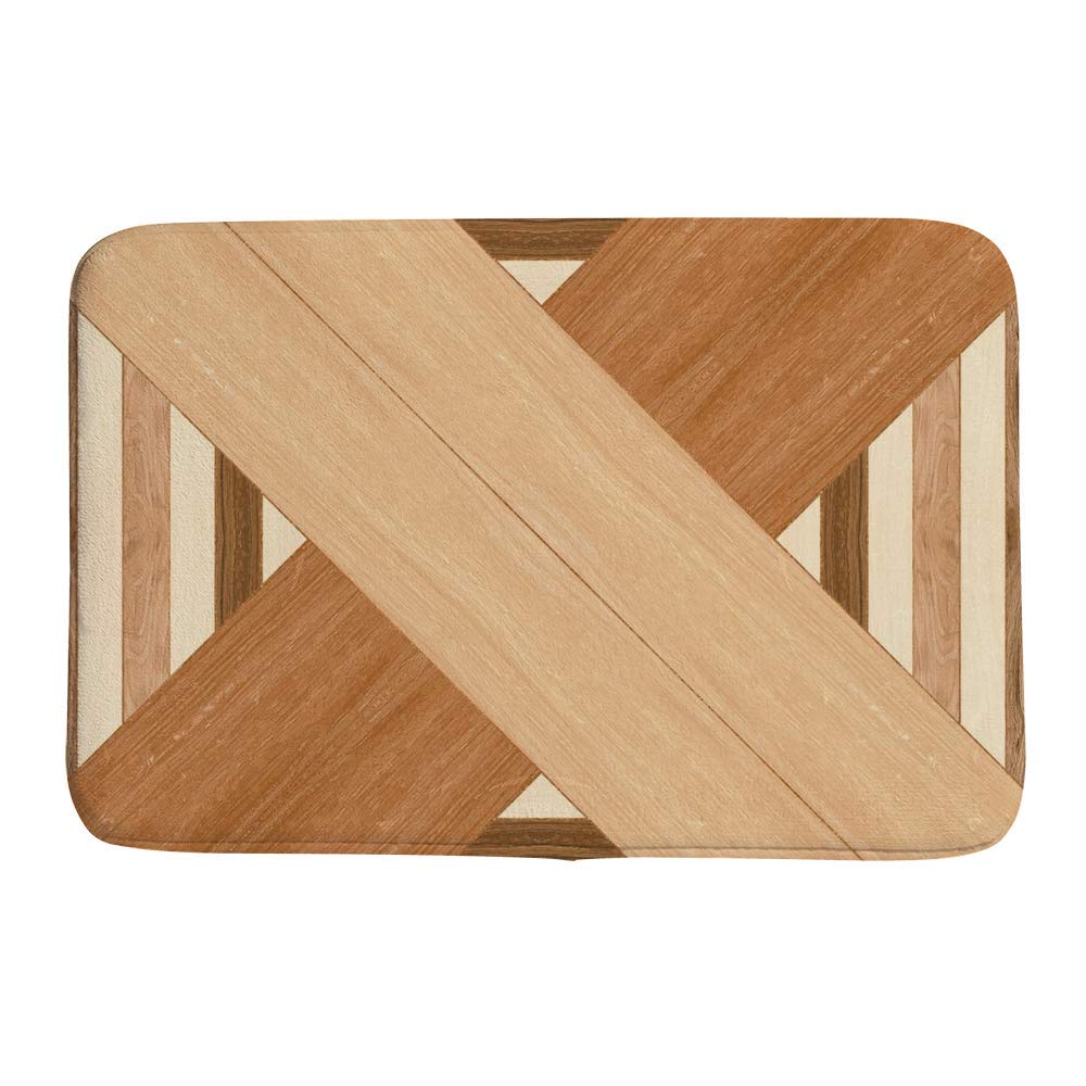 Tapis de bain antidérapant Ruchen 91 x 61 cm évite les glissades