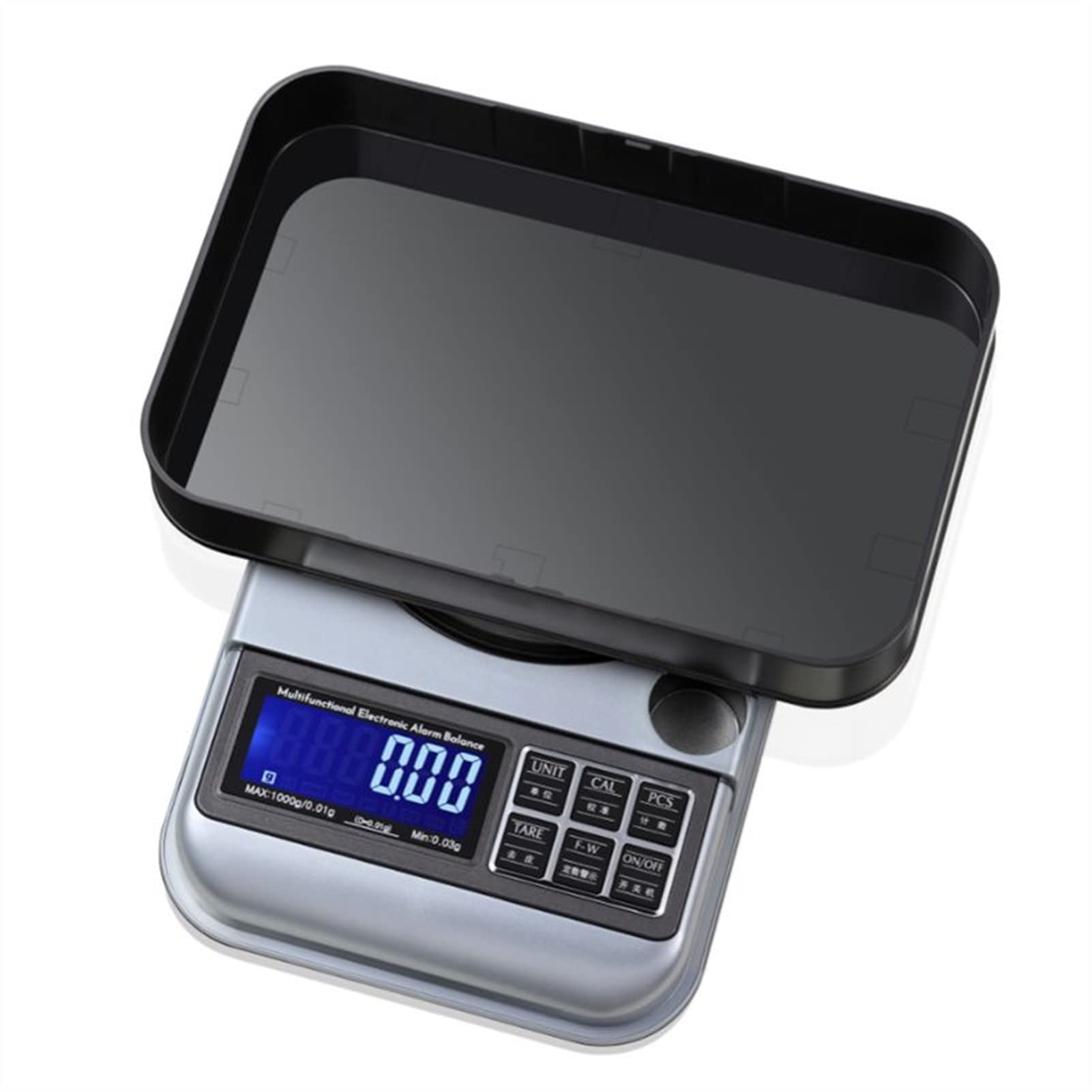 Báscula de Cocina Báscula electrónica Profesional USB, Báscula contadora, Advertencia de Peso, Báscula de Equilibrio, 0,01 g/0,1 g, Báscula para Joyas Accesorios de Cocina