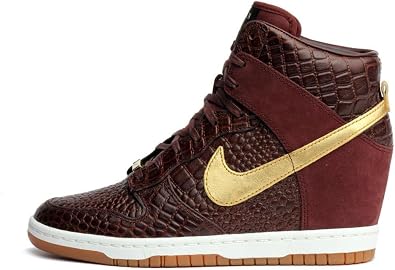 Amazon.com: Nike Womens Sky Hi Ciudad FW QS café/Color dorado metálico  (Milano) 598216 – 200, Marrón, 11 B (M) US : Ropa, Zapatos y Joyería