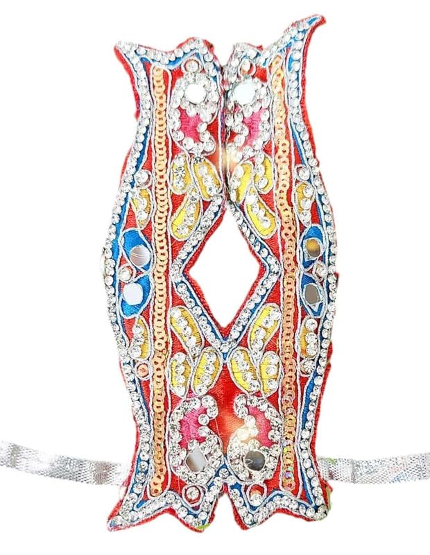 Image of Partish Laddu Gopal Heavy Janamashtmi Dress Size 4 l Ladoo Gopal Dress l Kanha Ji Poshak Size 1 2 4 5 6 (W)