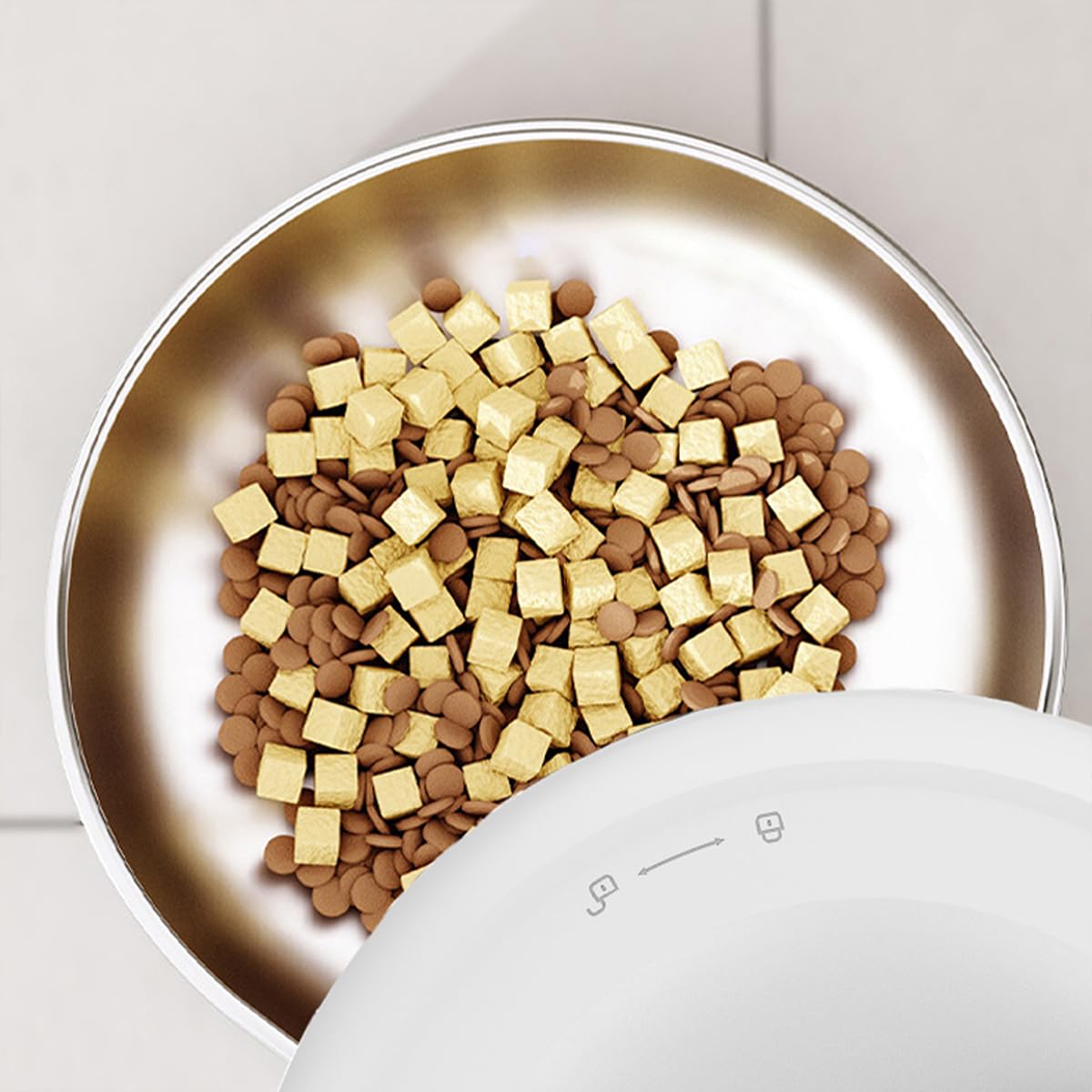 PRIXTON Comedero Inteligente para Mascotas Automatic Pet Feeder FF100 con WiFi, Cámara Full HD 1980x1080P, Depósito de 4L, App móvil, Programable, Audio Bidireccional, Grabación de Voz