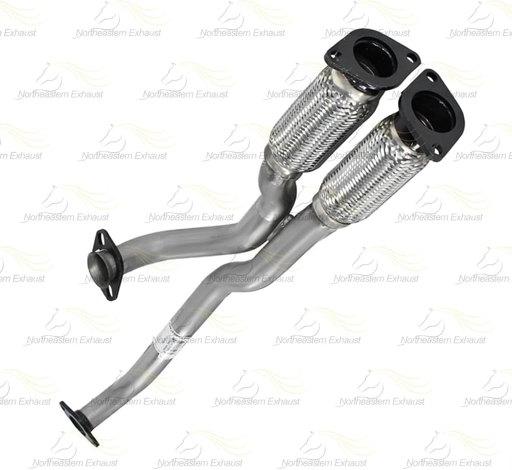 Northeastern Exhaust | Direct-Fit Flex Front Pipe Compatible for Ford Police Interceptor Utility 2013-2019 3.7L | Stainless Steel | Free Gaskets and Bolts & Nuts Included | Automotive Replacement Part