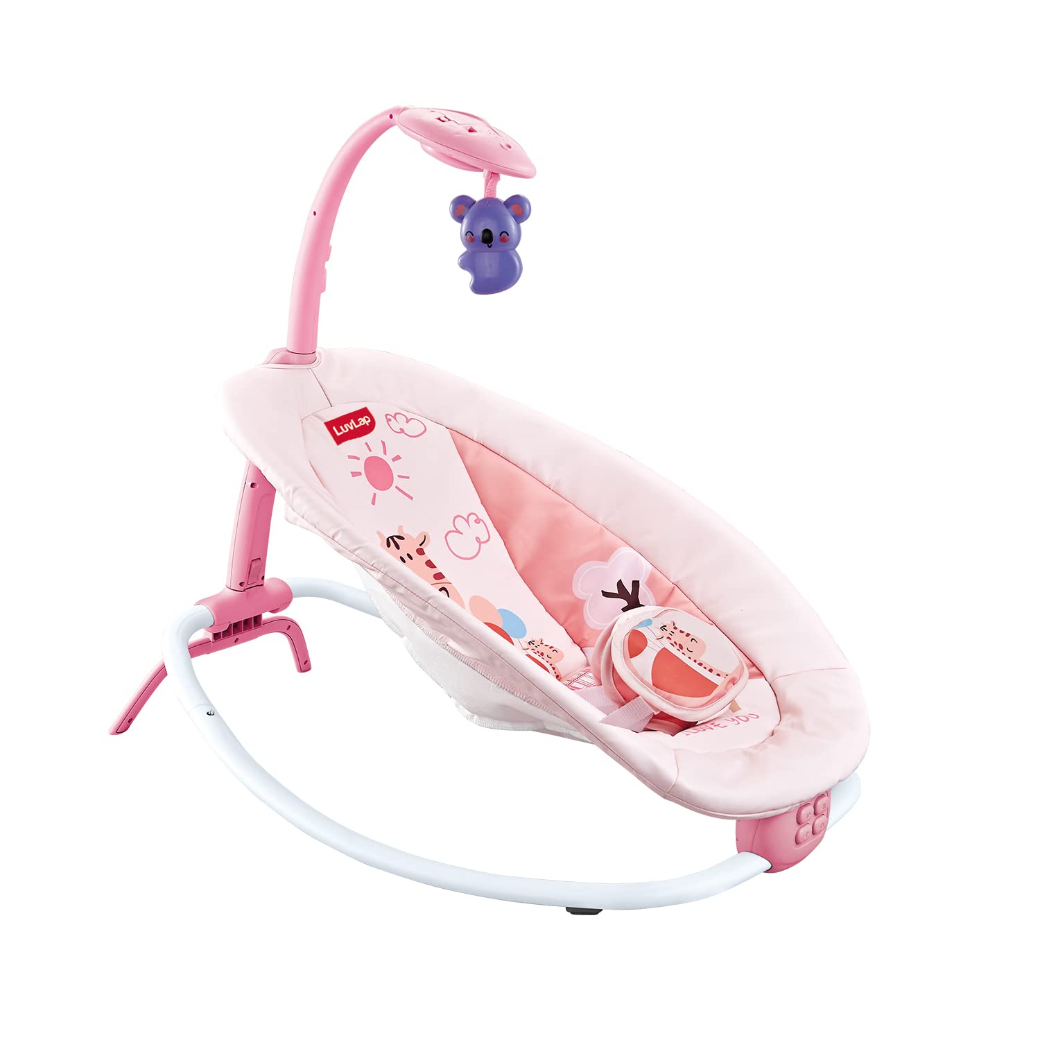 LuvLap JoynGiggles Baby Rocker for Infants Motorized Swing with