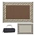 Ming's Mark RD7 Brown/Beige 6-Feet x 9-Feet Classical Reversible Mat