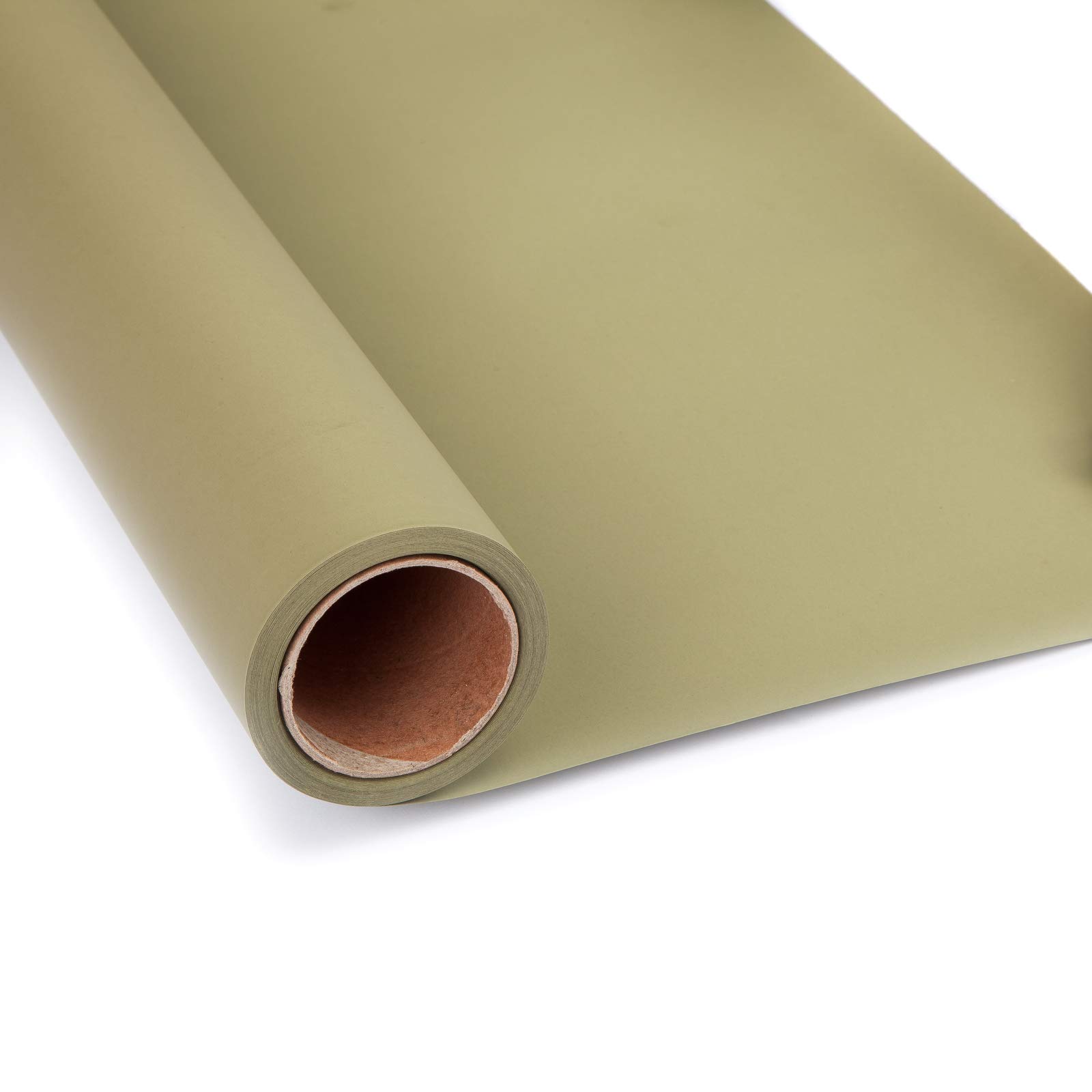 Sfondo di carta senza giunte da 4,4 x 32,8 piedi con supporto per sfondo, verde foglia, rotolo di carta da studio fotografico per ritratto, prodotto, animale domestico, riprese video