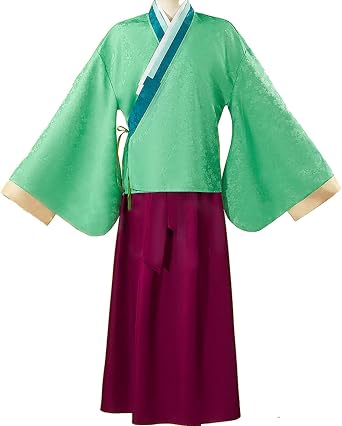 Maomao Cosplay Costumes Women Green Top Red Skirt Hanfu Dress for Anime Hanfu Set Outfit for Halloween Party