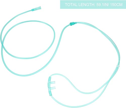 Miniatura 2 de EXCEART - Cánula de oxígeno nasal de alto caudal conector estándar resistente al aplastamiento tubos de oxígeno varios colores