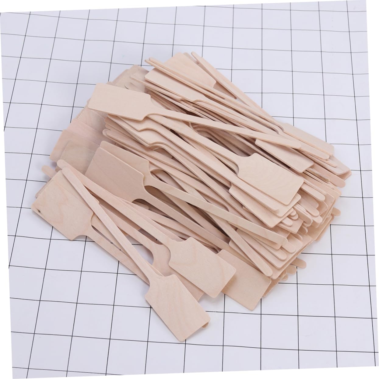 200pcs Wooden Coffee Stirrer Disposible Stirring Rod for Coffee Tea Beverages Square Head Tea Stick